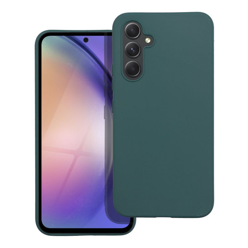 Kryt MATT na Samsung Galaxy A54 Tmavě zelený