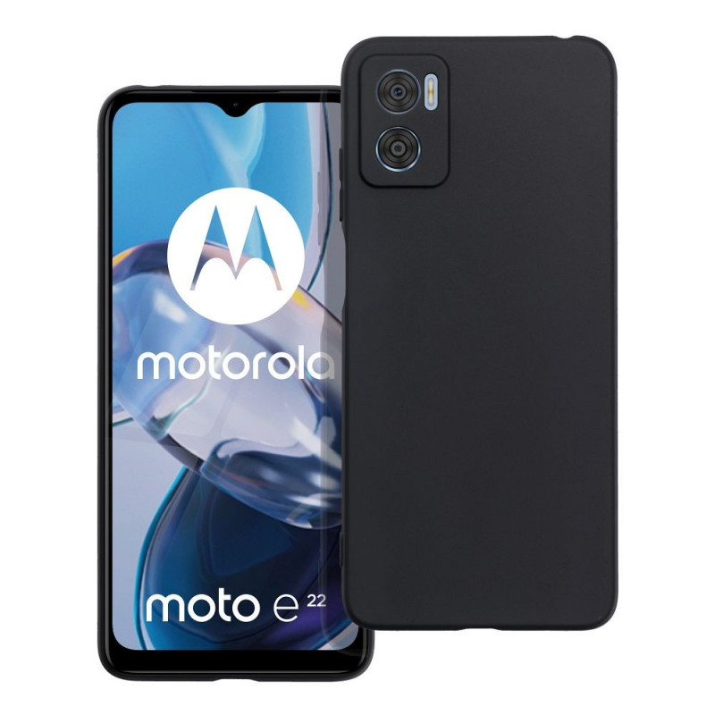 Kryt MATT na Motorola Moto E22i Černý