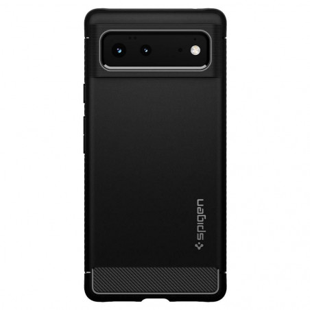 Kryt Spigen Armor na Google Pixel 6 Uhlíkové vlákno, Elegantní  Černý