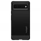 Kryt Spigen Rugged Armor na Google Pixel 6 Uhlíkové vlákno, Elegantní  Matná černá