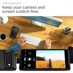 Kryt Spigen Armor na Google Pixel 6 Uhlíkové vlákno, Elegantní  Černý