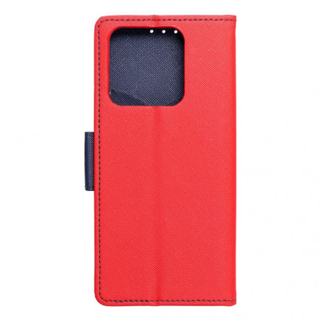 Peněženkové pouzdro Fancy Book na XIAOMI 13 Pro Červený / Námořnická modrá
