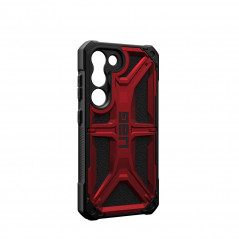 Kryt Urban Armor Gear Monarch na Samsung Galaxy S23 5G Prémiové pouzdro  MagSAFE  Karmínový