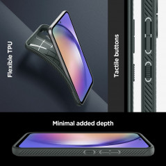 Kryt Spigen  Liquid Air na Samsung Galaxy A54 Temně zelená