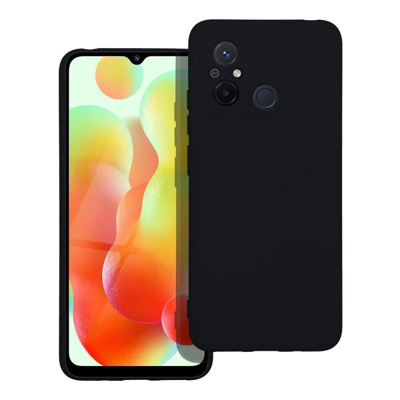 Kryt Silicone na XIAOMI Redmi 12C Elegantní  Černý