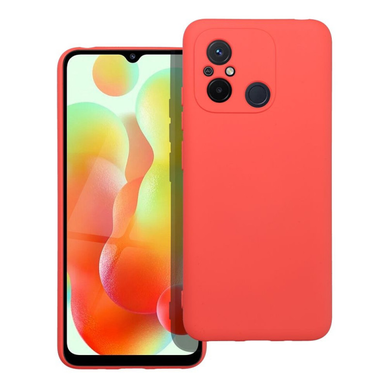 Kryt Silicone na XIAOMI Redmi 12C Elegantní  Broskvový