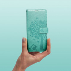Peněženkové pouzdro MEZZO Book na Samsung Galaxy A14 5G Lapač snů  Zelený