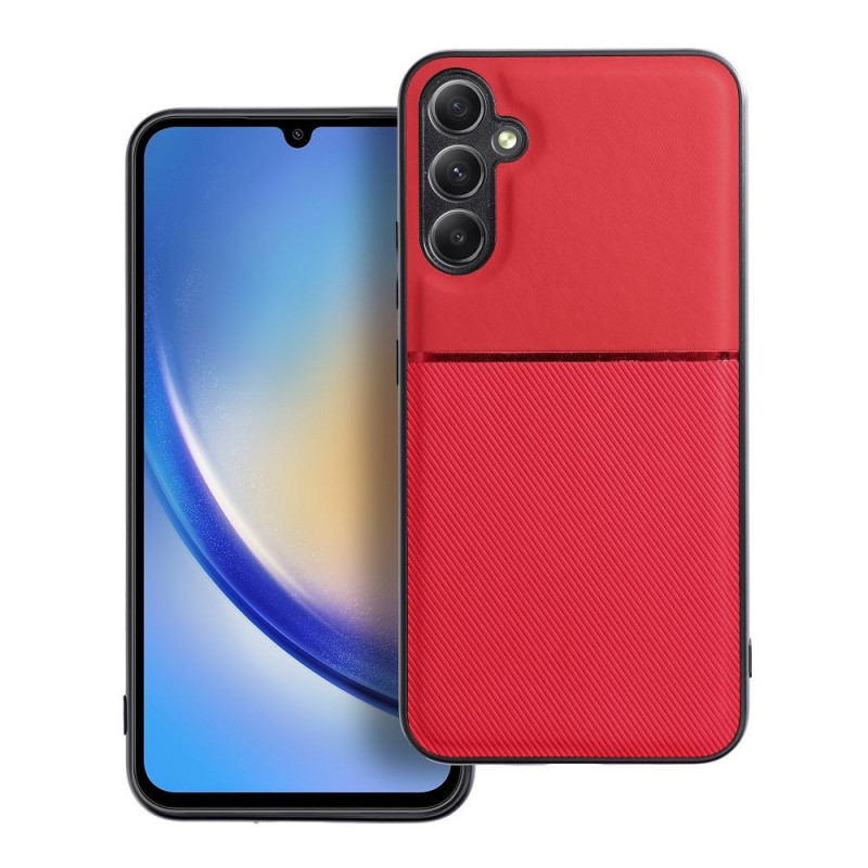 Kryt Noble na Samsung Galaxy A34 Červený