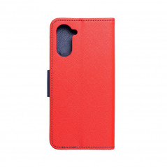 Peněženkové pouzdro Fancy Book na realme 10 Červený / Námořnická modrá