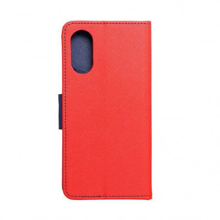 Peněženkové pouzdro Fancy Book na Oppo A17 Červený / Námořnická modrá
