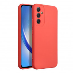 Kryt Silicone na Samsung Galaxy A34 Elegantní  Broskvový