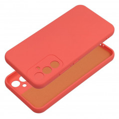 Kryt Silicone na Samsung Galaxy A34 Elegantní  Broskvový