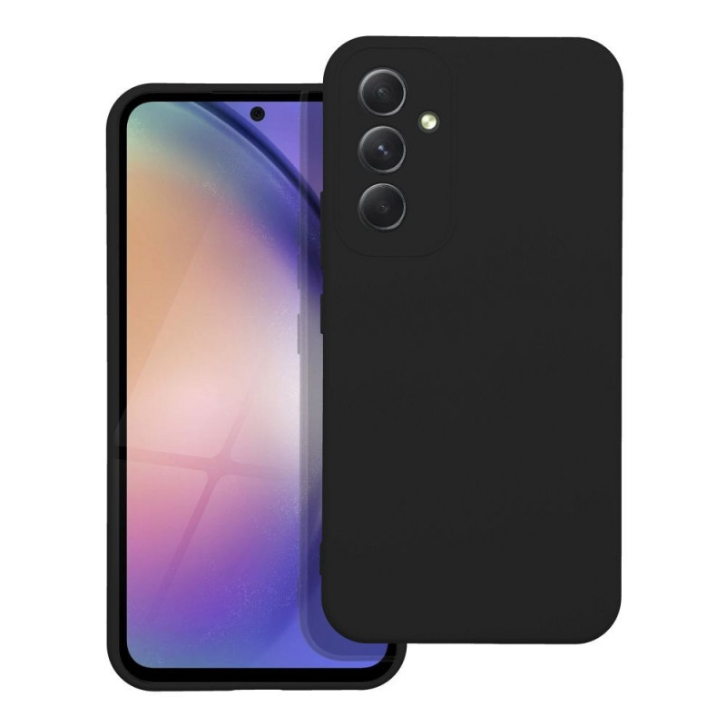Kryt Silicone na Samsung Galaxy A54 Elegantní  Černý
