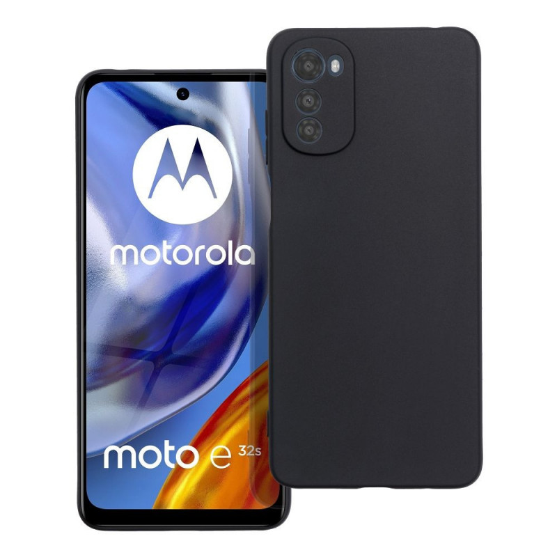 Kryt MATT na Motorola Moto E32s Černý