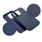 Kryt Leather Mag Cover na Apple iPhone 11 Pro Max Elegantní  MagSAFE  Indigový modrý