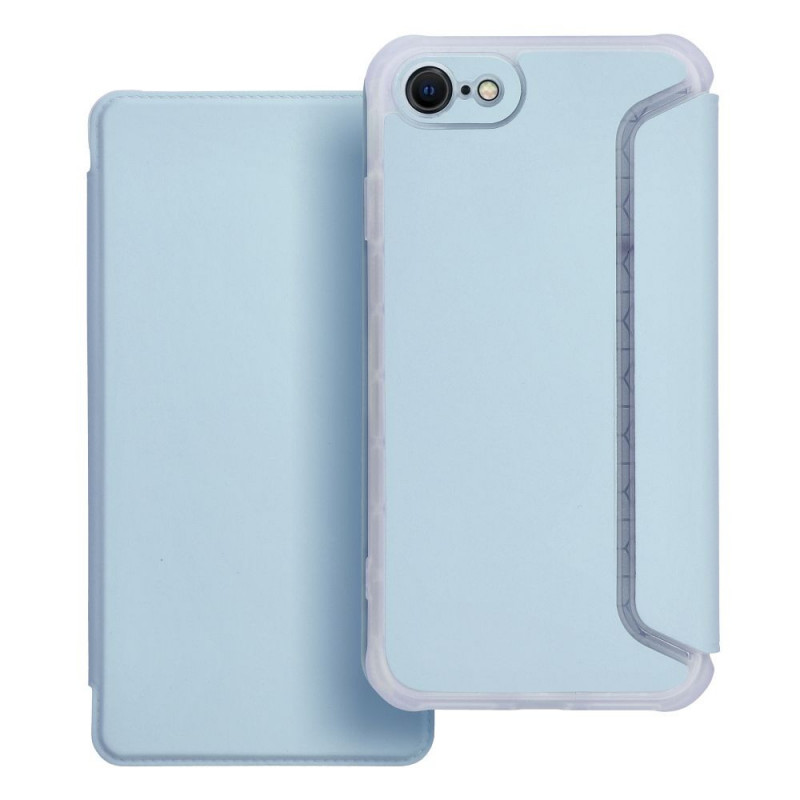 Peněženkové pouzdro Piano Book na Apple iPhone SE 2020 Světle modrý