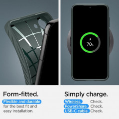 Kryt Spigen  Liquid Air na Samsung Galaxy S23 5G Temně zelená