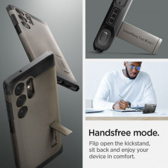 Kryt Spigen Tough Armor na Samsung Galaxy S23 Ultra 5G Tmavě modře šedý