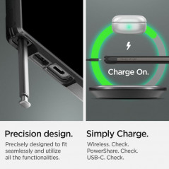 Kryt Spigen Tough Armor na Samsung Galaxy S23 Ultra 5G Tmavě modře šedý