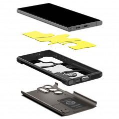 Kryt Spigen Tough Armor na Samsung Galaxy S23 Ultra 5G Tmavě modře šedý