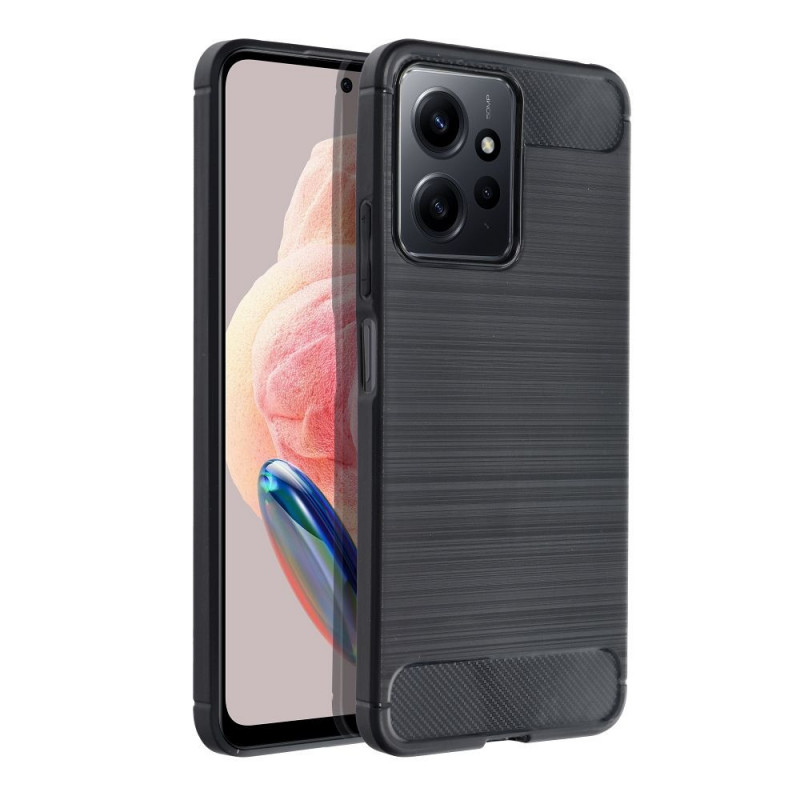 Kryt Carbon na XIAOMI Redmi Note 12 4G Elegantní  Černý