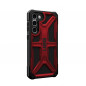 Kryt Urban Armor Gear Monarch na Samsung Galaxy S23 Plus 5G Prémiové pouzdro  MagSAFE  Karmínový