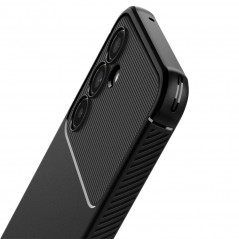 Kryt Spigen Armor na Samsung Galaxy A54 Uhlíkové vlákno, Elegantní  Černý
