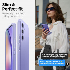 Kryt Spigen Thin Fit na Samsung Galaxy A54 Úchvatná fialová