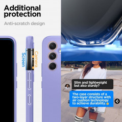Kryt Spigen Thin Fit na Samsung Galaxy A54 Úchvatná fialová