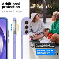Kryt Spigen Ultra Hybrid na Samsung Galaxy A54 Křišťálově čistý  Úchvatná fialová