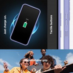 Kryt Spigen Ultra Hybrid na Samsung Galaxy A54 Křišťálově čistý  Úchvatná fialová