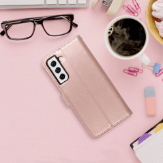 Peněženkové pouzdro MEZZO Book na Samsung Galaxy A34 Strom  Růžovo-zlatý