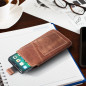 Univerzální pouzdro, Pouzdro na opasek ROYAL - Leather universal flap pocket na XIAOMI Redmi Note 10 Pro Hnědý 