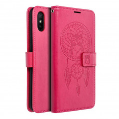 Peněženkové pouzdro MEZZO Book na XIAOMI Redmi 9A Lapač snů  Purpurový