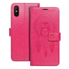 Peněženkové pouzdro MEZZO Book na XIAOMI Redmi 9AT Lapač snů  Purpurový
