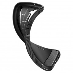 Kryt Spigen Armor na Samsung Galaxy A14 5G Uhlíkové vlákno, Elegantní  Černý