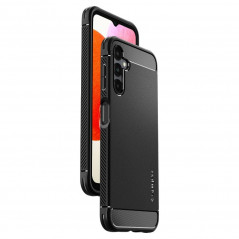 Kryt Spigen Armor na Samsung Galaxy A14 5G Uhlíkové vlákno, Elegantní  Černý