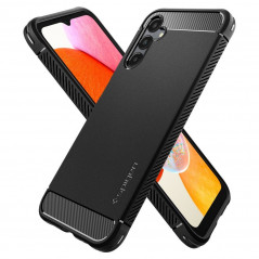 Kryt Spigen Armor na Samsung Galaxy A14 5G Uhlíkové vlákno, Elegantní  Černý