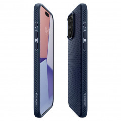 Kryt Spigen  Liquid Air na Apple iPhone 15 Pro Námořnická modrá