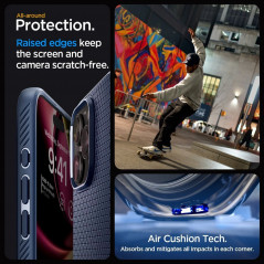 Kryt Spigen  Liquid Air na Apple iPhone 15 Pro Námořnická modrá