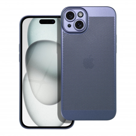 Kryt Breezy na Apple iPhone 15 Plus Modrý