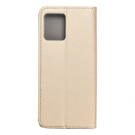 Peněženkové pouzdro Smart Case Book na Motorola Moto G14 Zlatý