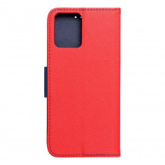 Peněženkové pouzdro Fancy Book na Motorola Moto G14 Červený / Námořnická modrá