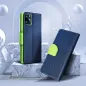 Peněženkové pouzdro Fancy Book na Motorola Moto G14 Námořnická modrá / Limetkovo zelený