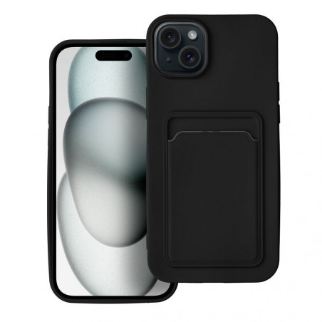 Kryt Card na Apple iPhone 15 Plus Černý