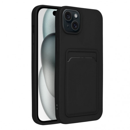 Kryt Card na Apple iPhone 15 Plus Černý