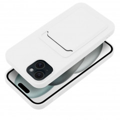 Kryt Card na Apple iPhone 15 Plus Bílý