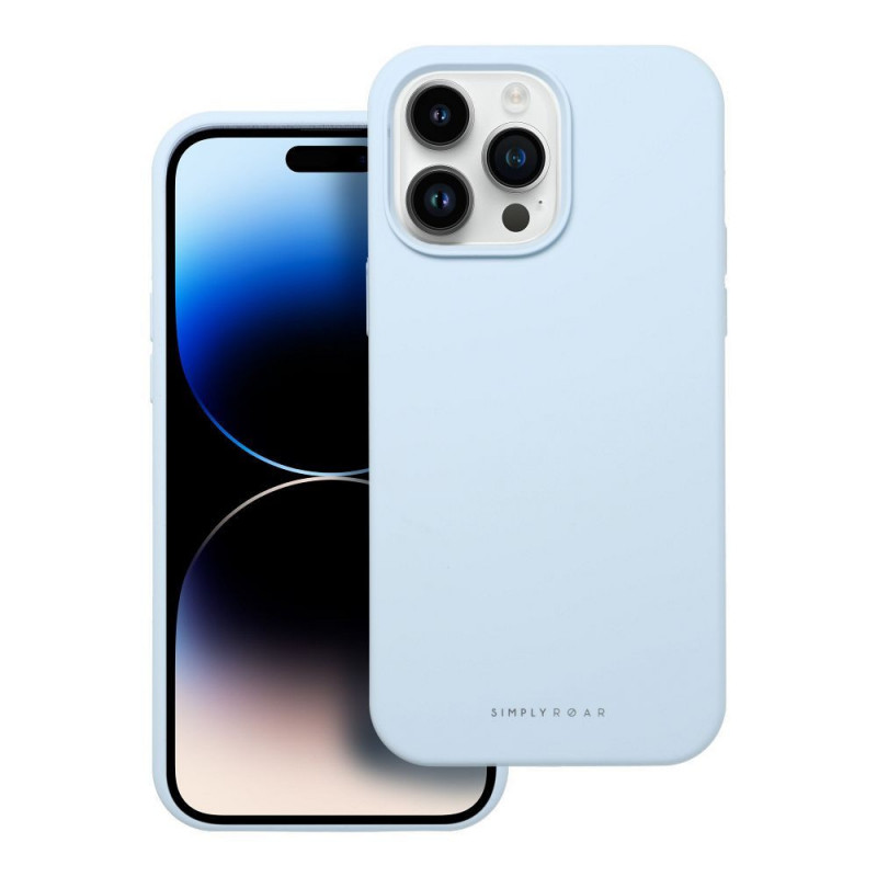 Kryt Roar Cloud-Skin na Apple iPhone 14 Pro Max Světle modrý