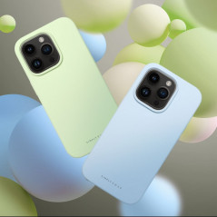 Kryt Roar Cloud-Skin na Apple iPhone 15 Pro Světle modrý