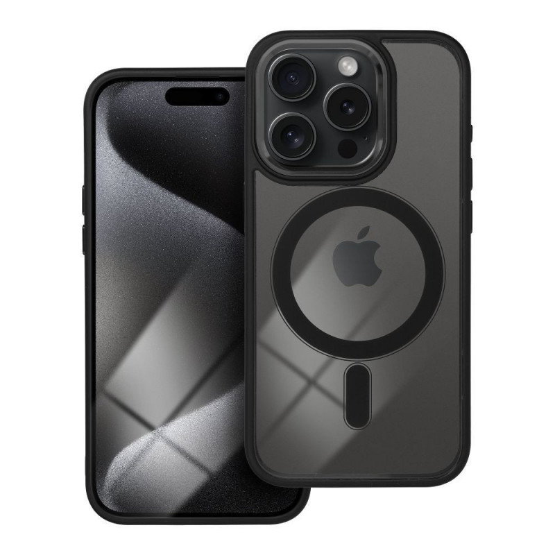 Kryt Color Edge Mag na Apple iPhone 15 Pro MagSAFE  Černý